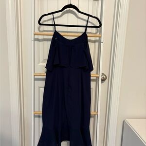 Leith Navy Midi Dress